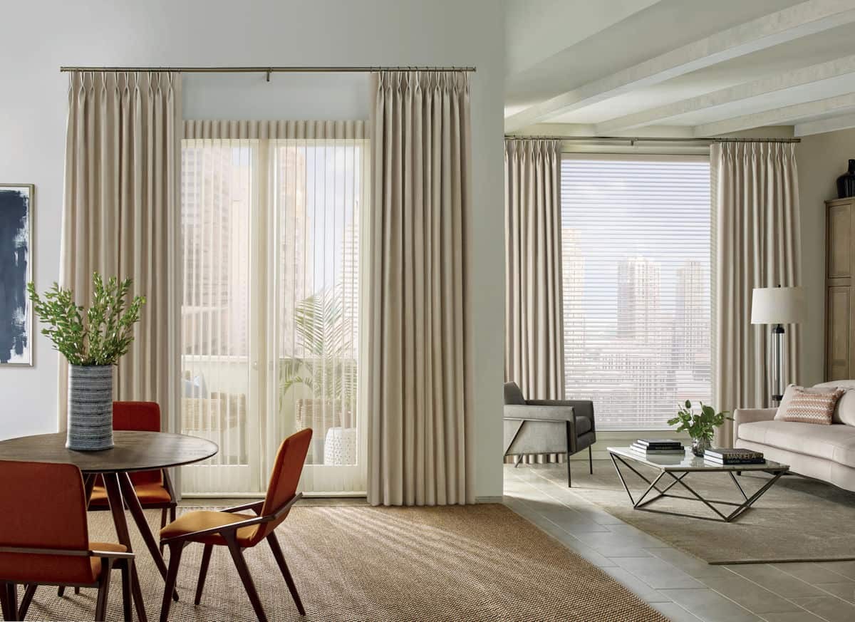 Hunter Douglas Design Studio™ Side Panels and Drapery, decorative draperies, curtains near Rohnert Park, California (CA)