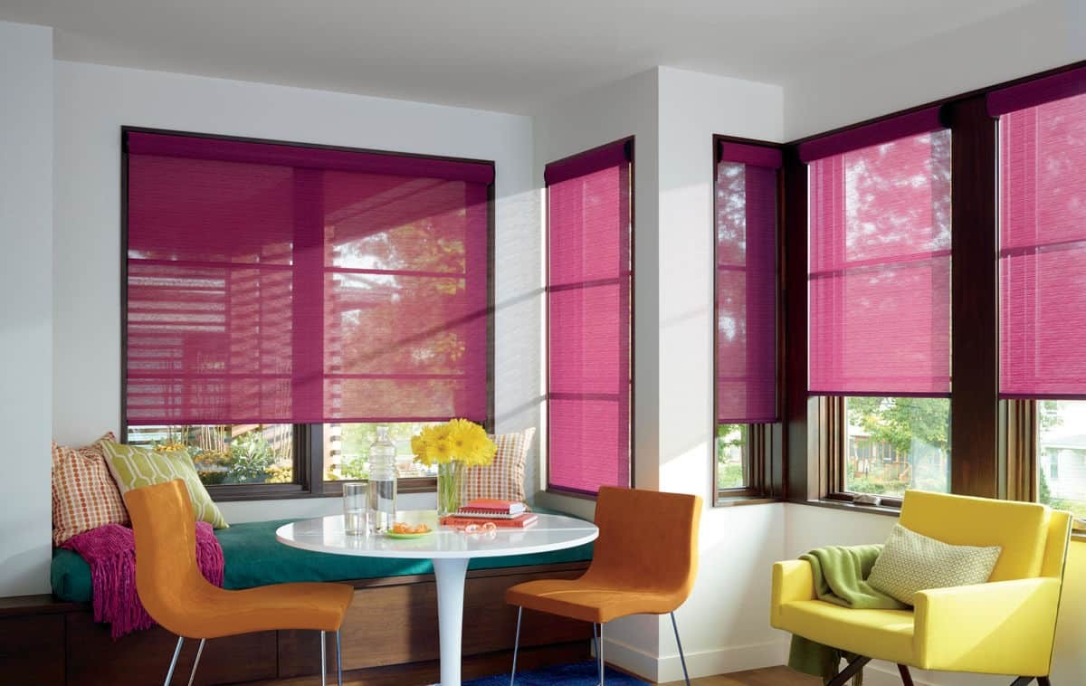 Hunter Douglas Designer Roller Shades, blackout shades, Window treatments near Rohnert Park, California (CA)