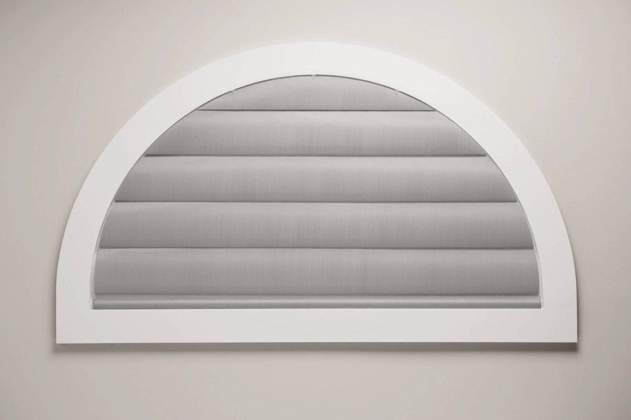 Arched Hunter Douglas Silhouette® Sheer Shades on a window near Rohnert Park, CA